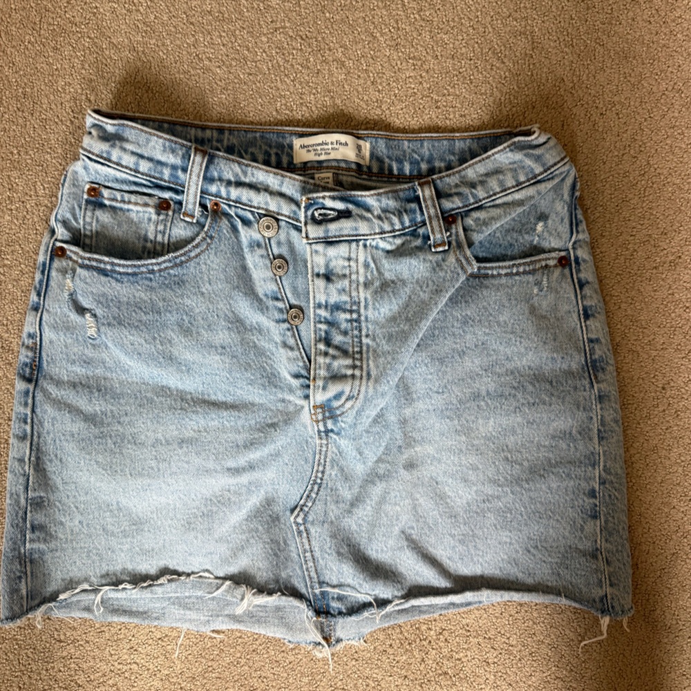 Abercrombie denim mini skirt
